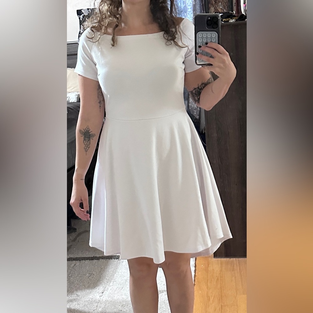 White dress